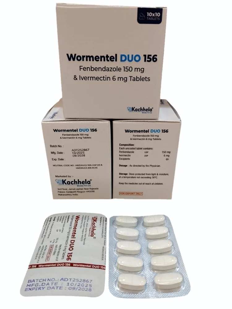 Wormentel DUO 156 (Fenbendazole & Ivermectin)